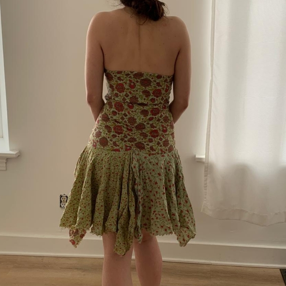 Plein Sud Assymetric Fairy Dress Raw Hem Vintage - Picture 2 of 10